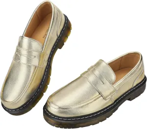 Women's Loafers Classic Penny Loafers for Women Fashion Driving Moccasins Women