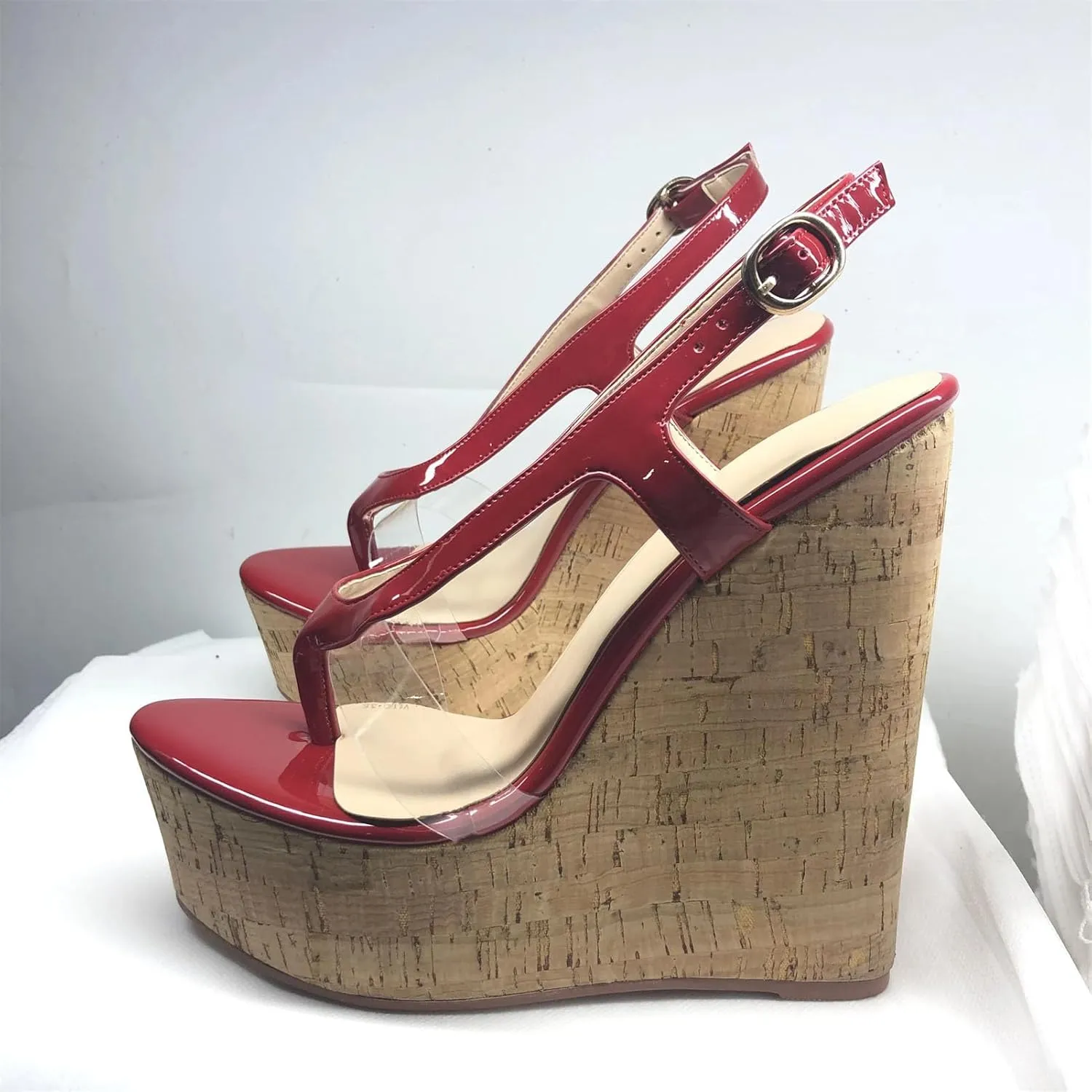 Women's Platform Wedge Sandals, Flip Flop Style Summer Comfort
