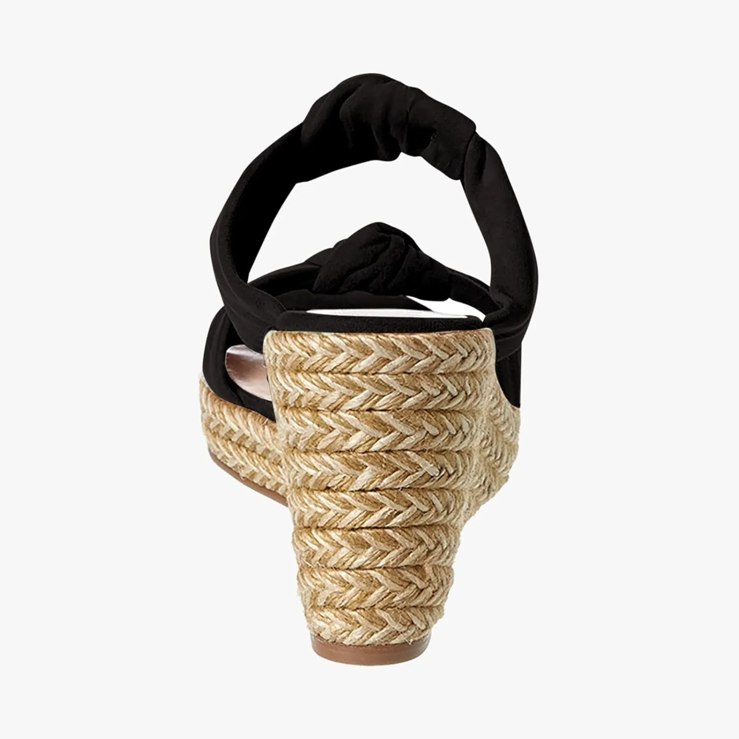 Womens Slip on Espadrilles Wedges Sandals Slides Platform Bow Open Toe Summer Dressy Mules Shoes