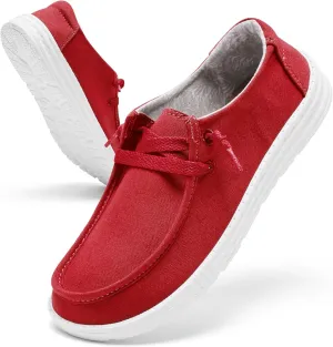 Womens Slip-on Loafers Slip in Boat Walking Shoes