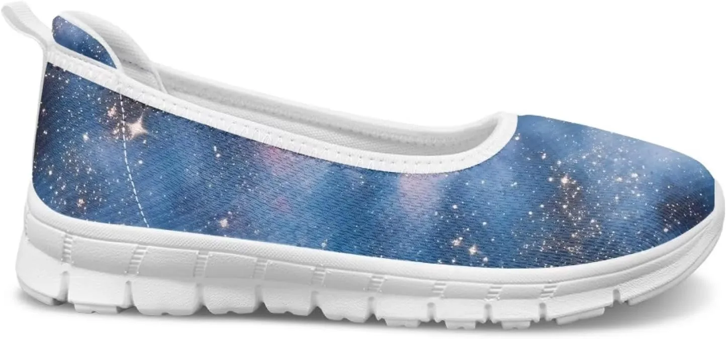 Womens Slip on Walking Shoes Stylish Floral Casual Loafers Lightweight Comfortable Ladies Soft Travel Footwear SizeUS 6-11