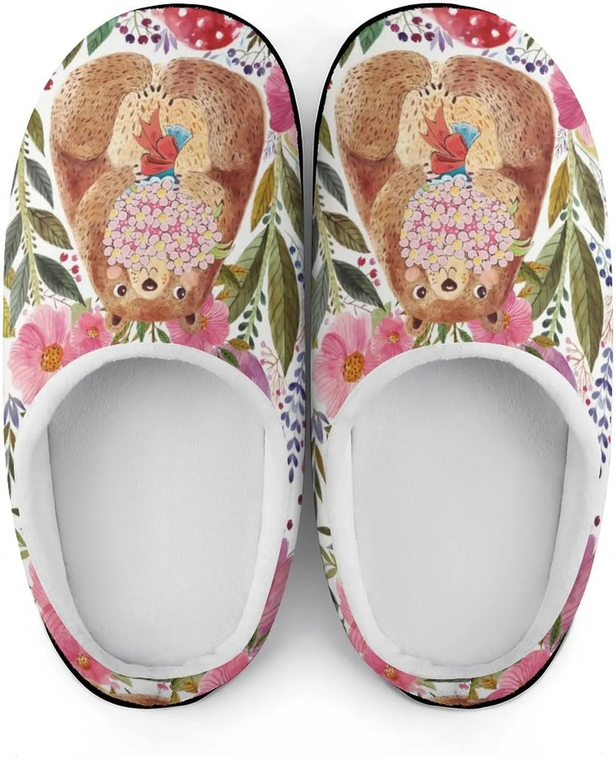 Womens Slippers Bedroom Slip-On Shoes Men's Halloween Slippers Warm House Slippers Indoor Outdoor Memory Foam Slippers