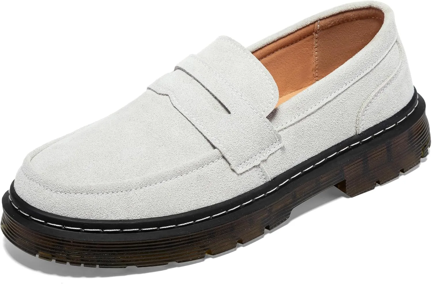Women's Suede Penny Loafer Comfort Driving Moccasins Casual Slip-Ons Loafer Flats Fashion Women Business Work Shoes