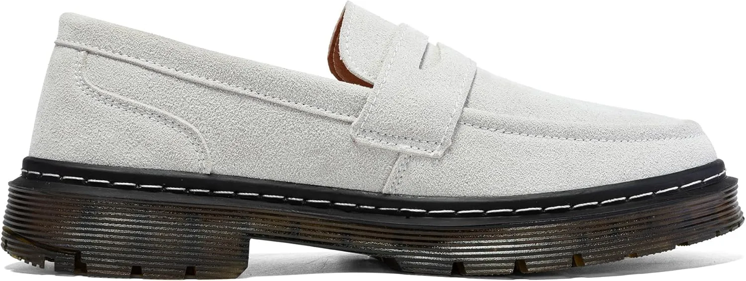 Women's Suede Penny Loafer Comfort Driving Moccasins Casual Slip-Ons Loafer Flats Fashion Women Business Work Shoes
