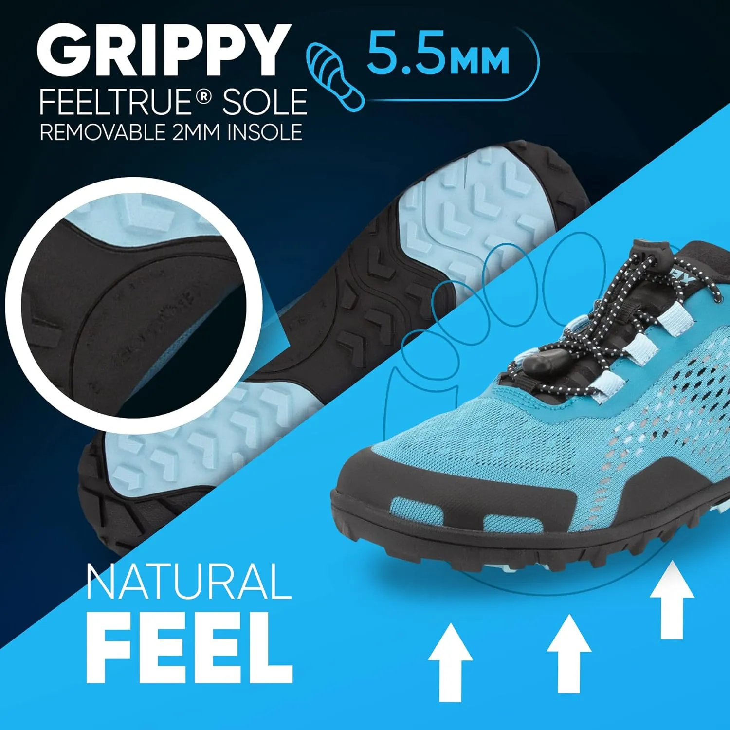 Xero Shoes Barefoot Water Shoes for Women | Aqua X Sport Women's Water Shoes | Wide Toe Box, Zero Drop Heel, Minimalist for Beach, Hiking, Running