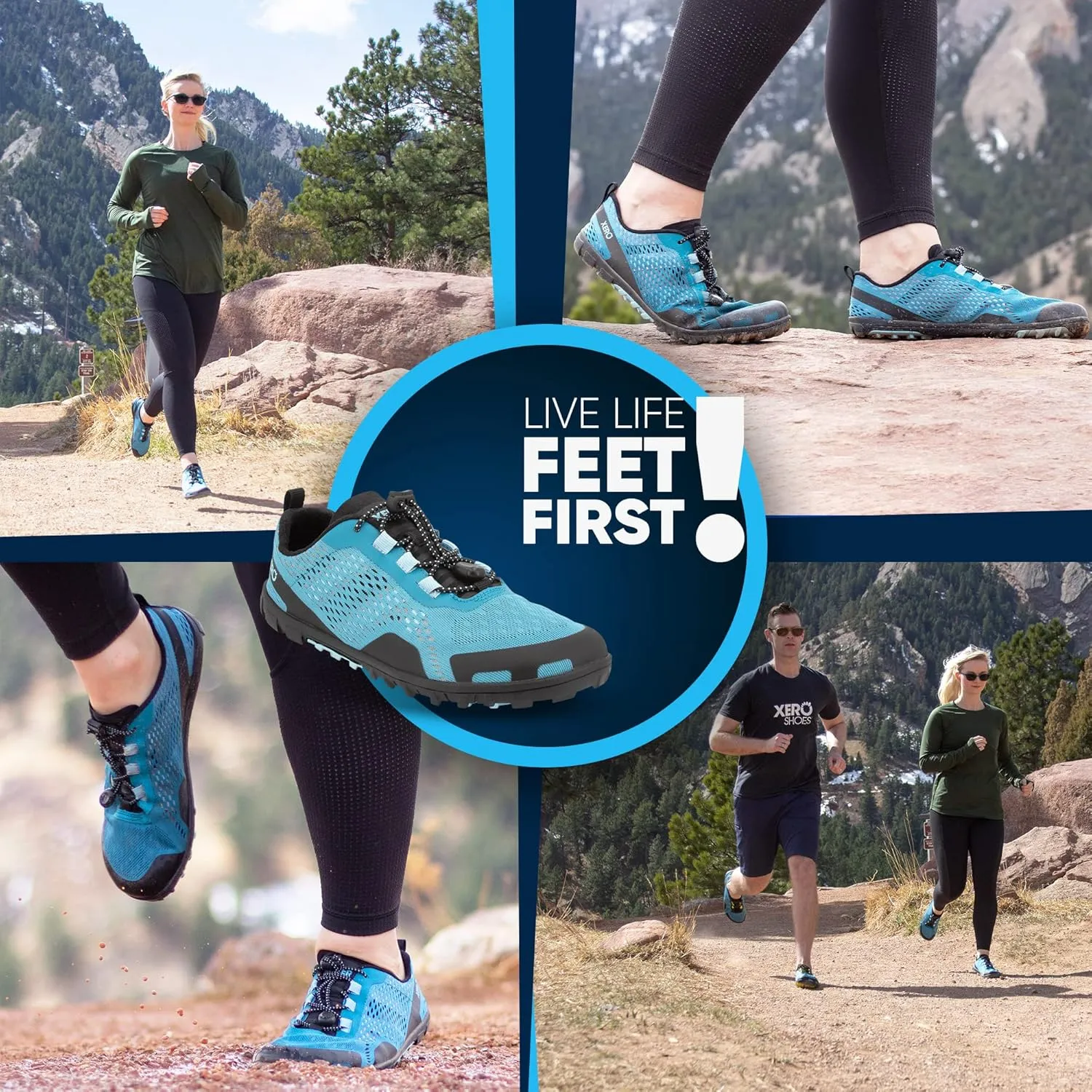 Xero Shoes Barefoot Water Shoes for Women | Aqua X Sport Women's Water Shoes | Wide Toe Box, Zero Drop Heel, Minimalist for Beach, Hiking, Running