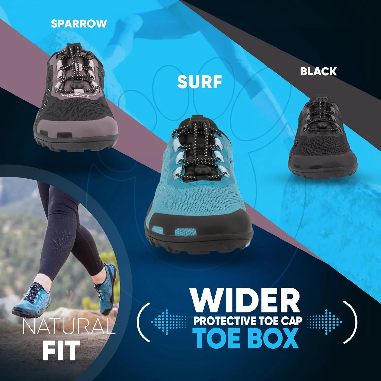 Xero Shoes Barefoot Water Shoes for Women | Aqua X Sport Women's Water Shoes | Wide Toe Box, Zero Drop Heel, Minimalist for Beach, Hiking, Running