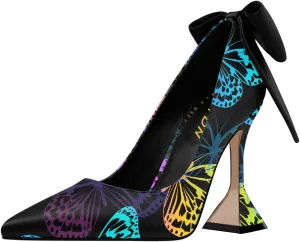 YDN Women's Pointy Toe Slip on Pumps Special High Heels Party Prom Dress Ladies Shoe Size 4-16 US
