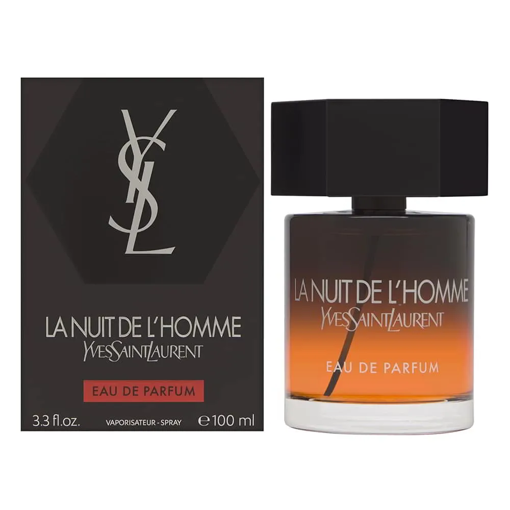 Yves Saint Laurent La Nuit De Lhomme Eau De Parfum Spray For Men (New 2019 Launch), 3.3 Ounce